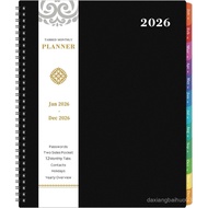 Perancang Bulanan 2026 - JAN 2026 - DIS 2026 Perancang/Kalendar,12 Perancang Bulanan dengan Kenalan 