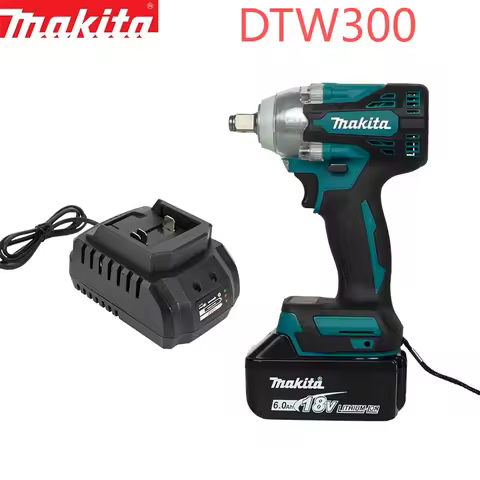 Makita DTW300 18V Tool Set Brushless Power Large Cordless Wrench 330Nm Torque Wind Cannon Remove Tir