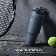(MEGA SALE 9.9)Cốc giữ nhiệt inox 304 Elmich EL8309 dung tích 900ml