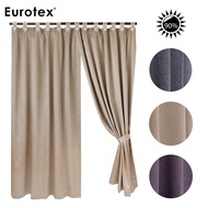 Eurotex, Dim Out Curtain, Block 90% Sunlight, 3 Ways Hanging Options (1 Piece) JJ05