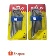 CRV 911-10 9-Piece Six-Prong Wrench With Holes