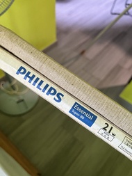 (有兩支) 飛利浦 光管 21W 840長 Philips Essential Super 80