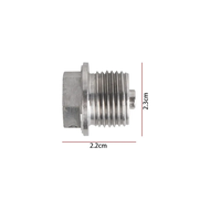Hot🔥 M12x1.25/x1.5/x1.75 M14x1.5 M16x1.5 M18x1.5 Stainless Steel Magnetic Oil Drain Plug Oil Drain S