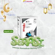 WYPALL X70 manufactured rags, 1⁄4 fold, 90 sheets per pack (95412)