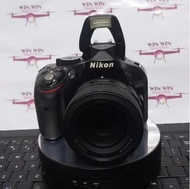 Kamera Camera DSLR Nikon D5200 Lensa Nikkor Af-s fix 50mm G