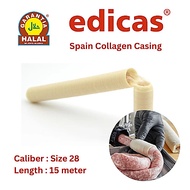 [HALAL] Spain Edible Sausage Collagen Casing Size 28 x 15m - EDICAS