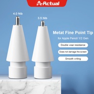 Actual Metal Replacement Tip Nib For Apple Pencil 2 1 iPad Pencil Nib 12th Gen High Sensitive Stylus