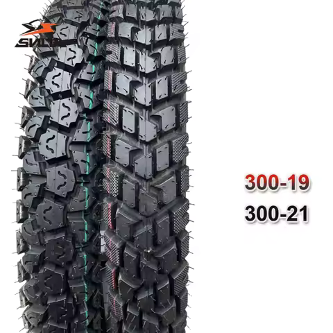 SNOR Off-road Motorcycle Outer Tire 3.00-19 3.00-21 Deep Tread Knobby Tyre For Dirt Pit Bike Motocro