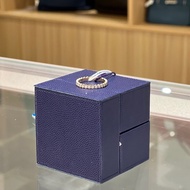 Chaumet尚美巴黎窄版玫瑰金满钻爱巢戒指