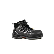 OSCAR SAFETY SHOES ESD COMPOSITE TOE CAP @123 GREY LACE UP MID CUT SHOE