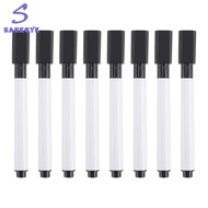 100 Pieces Dry Erase Markers Whiteboard Black Dry Erase Markers with Rubber Cap Fine Tip Dry Erase M