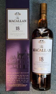 Macallan 18 year old - Sherry Oak - 2017 舊庄紫盒香港行貨