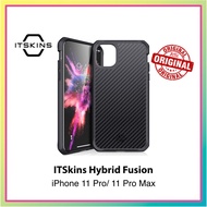ITSkins Hybrid Fusion for iPhone 11 Pro / 11 Pro Max - Carbon * Protection Case * Shockproof * Drop-