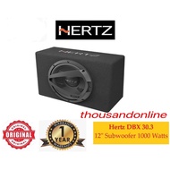 HERTZ DBX 30.3 - 12 INCH SUBWOOFER 1000 WATT SUB BOX