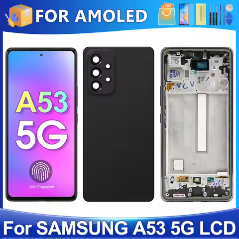 6.5''A53 5G For Samsung For AMOLED A536 A536B A536U A536E A536V LCD Display Touch Screen Digitizer A