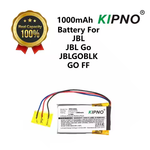 KIPNO Speaker Battery GSP072035 for JBL GO,Go FF,JBLGOBLK High Capacity 3.7V/1000mAh