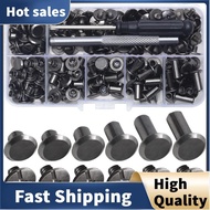 Chicago Screw Leather Rivets Assorted Screw Rivets M5 Chicago Binding Screws for Decorating PU Craft