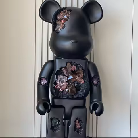 Big Decorations Living Room Floor Bear Bearbrick Bearbrick1000% Ornament