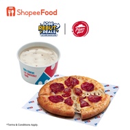 Domino's Pizza: Personal Pizza with Mushroom Soup (Sales Start: 9 Feb)