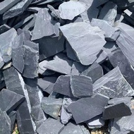 Natural Black Slab Stone for Balcony Garden Courtyard Fountain Fake Mountain Landscape Decoration Pe