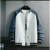 Unisex Children's Varsity Baseball Jacket (1th-18th) PLAIN (CUSTOMIZED INITIALS) Unisex Fleece Butto