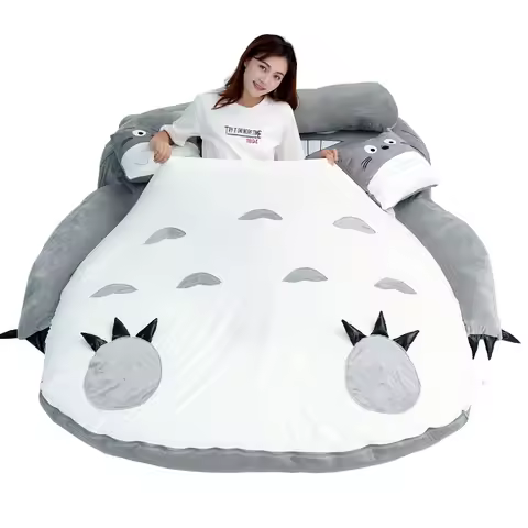 Cartoon Cute Lazy Sofa Bed Comfortable Use For Children Tatami Mattress Double Bunk Bed Divine Sleep