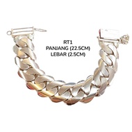Wing Sing 925 Silver Men Bracelet / Rantai Tangan Perak Lelaki