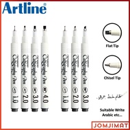 Artline Calligraphy Khat Arabic Jawi Pen 0.1mm/ 0.2mm/ 0.3mm/ 0.4mm (Flat/ Chisel Tip) / Illustratin