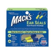 美國 Mack's 游泳耳塞 有防丟繩 送收納盒 美國國家游泳隊專用 20834 