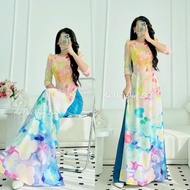 3D printed ao dai with beautiful floral patterns - Lind's house