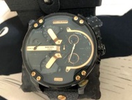 Diesel  DZ7350 Mr Daddy 2.0 黑色皮革手錶