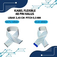 FLEXIBLE CABLE 48 PIN SMOOTH 0.5MM WIDTH 2.45CM LENGTH 5CM TO 30CM ONE WAY AND TWO DIRECTION