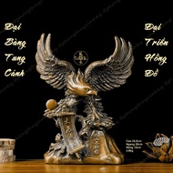 Winged Eagle - Red Do Eagle - Feng Shui Bronze Statue