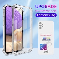 For Samsung Galaxy S22 S8 S9 S10 S20 S21 Plus Ultra Note 8 9 10 20 Ultra A33 A53 A73 A13 A03 A23 4G 5G Soft TPU Silicone Airbag Shockproof Lens Protection Case Cover