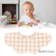BB Two Sided Baby Bib 360 Degree Coverage Cotton Toddler Burp Cloth for Eating
