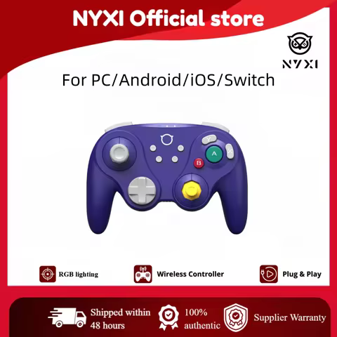 NYXI Warrior Lite Controller for Switch 2, Hall Effect Joystick Wireless Gamepad for Switch OLED/PC,