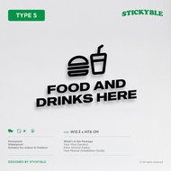 Parcel Drop Box CCTV Signage Vinyl Decal Stickers - Weatherproof and Permanent (Stickyble)