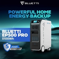 BLUETTI EP500 PRO Portable Power Station 5120Wh LiFePO4 3P Surge AC Solar Generator (3000W/6000W)
