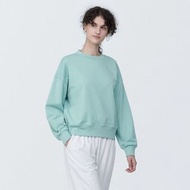 ㊣現貨快出㊣ MUJI無印良品 女抗UV速乾聚酯纖維圓領衫 (淡綠)S M