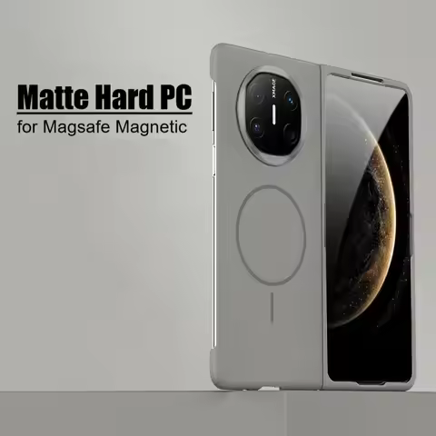 for Magsafe Ultra Thin Case for HUAWEI Mate X6 Mate X5 X3 X2 Frosted Hard PC Wireless Charging Back 