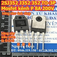 2SK2221 K2221 2221 Mosfet kênh N 2SJ352 J352 352 Mosfet kênh P TO-3P 8A 200V kde9208