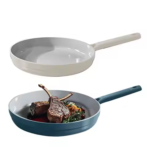 28cm Nonstick Ceramic Frying Pan Skillet Healthy Non Toxic Egg Omelet Chef's Pan Steak Skillet Kitch