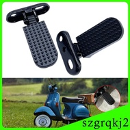 [Szgrqkj2] 2x Bike Rear Pedals Universal Non Slip Foot Pedal Aluminum Alloy Foldable Foot