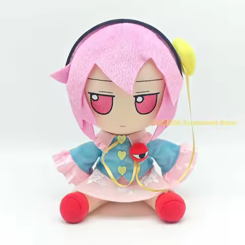 Anime Fumo Touhou Project Komeiji Satori Cute Cartoon Girl Sitting Throw Pillow Cosplay Kawaii Xmas 