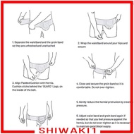 [Shiwaki1] Groin Hernia Support Belt Hernia Belt Removable Pad Hernia Guard for Left