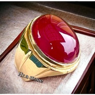 RED BARON SUPER RING TITANIUM Agate RING