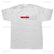 Belarus Flag Print T-Shirt With Funny Graphic Pattern Streetwear Style Short Sleeves Loose Fashion M