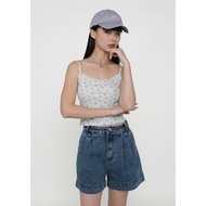 Shion Cuffed Denim Shorts