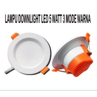 Led Ceiling Lights SLIM Downlight LED Lights 5watt PANEL 3color Modes LED Downlights 3colors 5 Watt