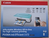 Canon PIXMA E470 無線多合一打印機